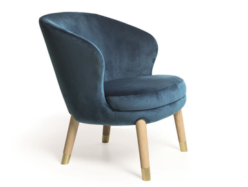 HERITAGE 04 - Upholstered easy chair with armrests by Very Wood - view 2